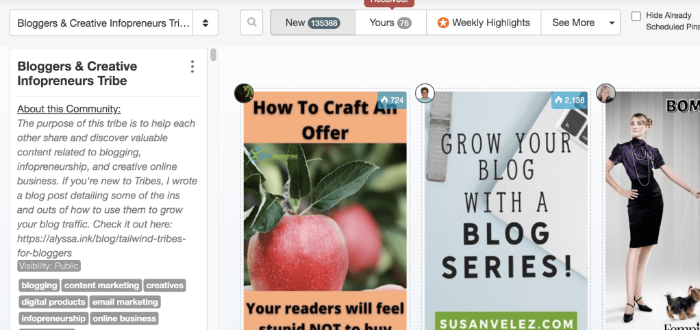 tailwind communities screenshot