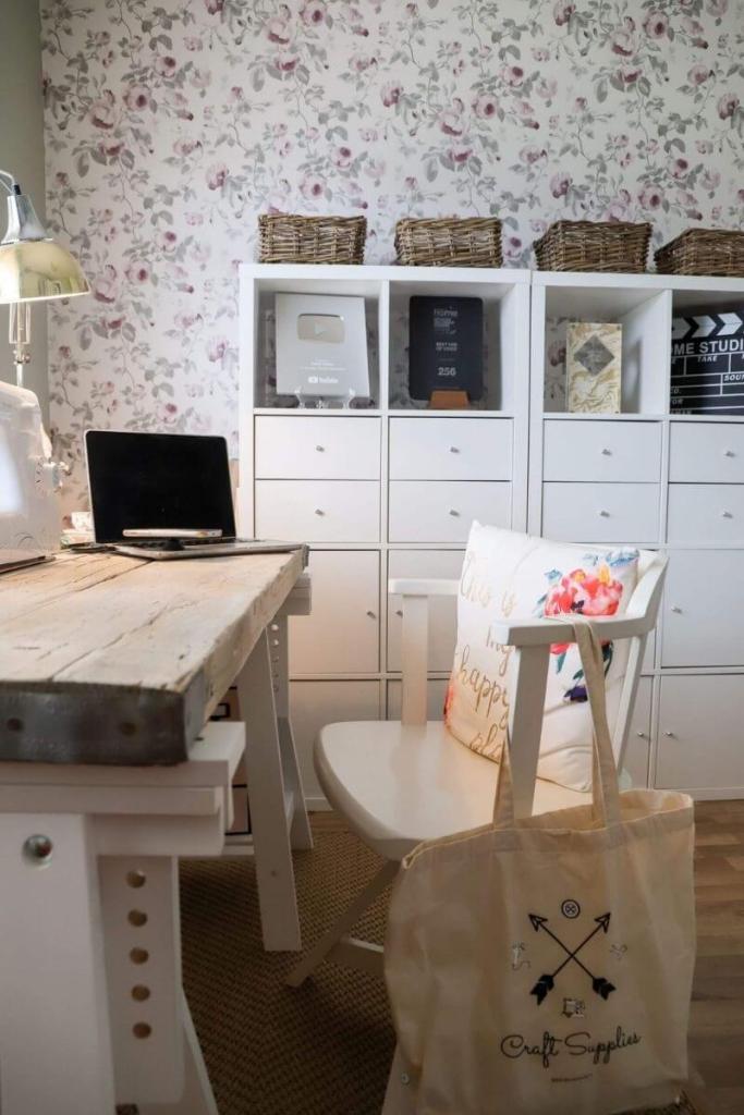 Wooden home office table