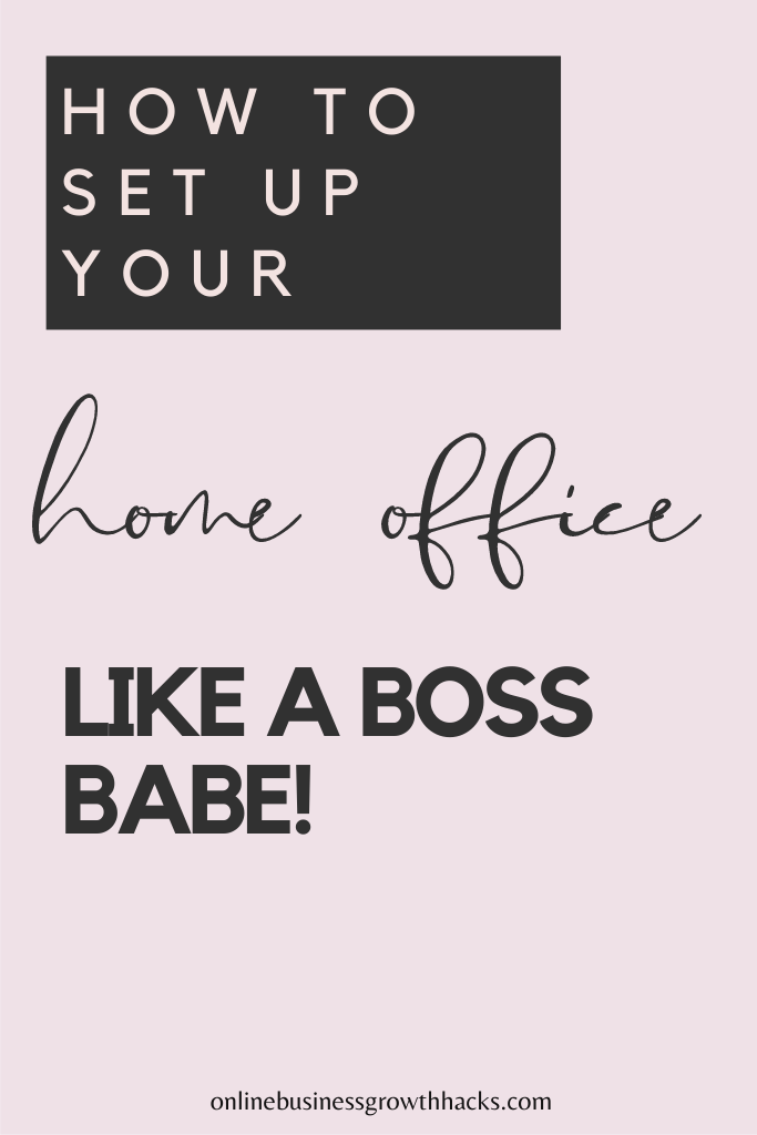 How to set up your home office like a boss 