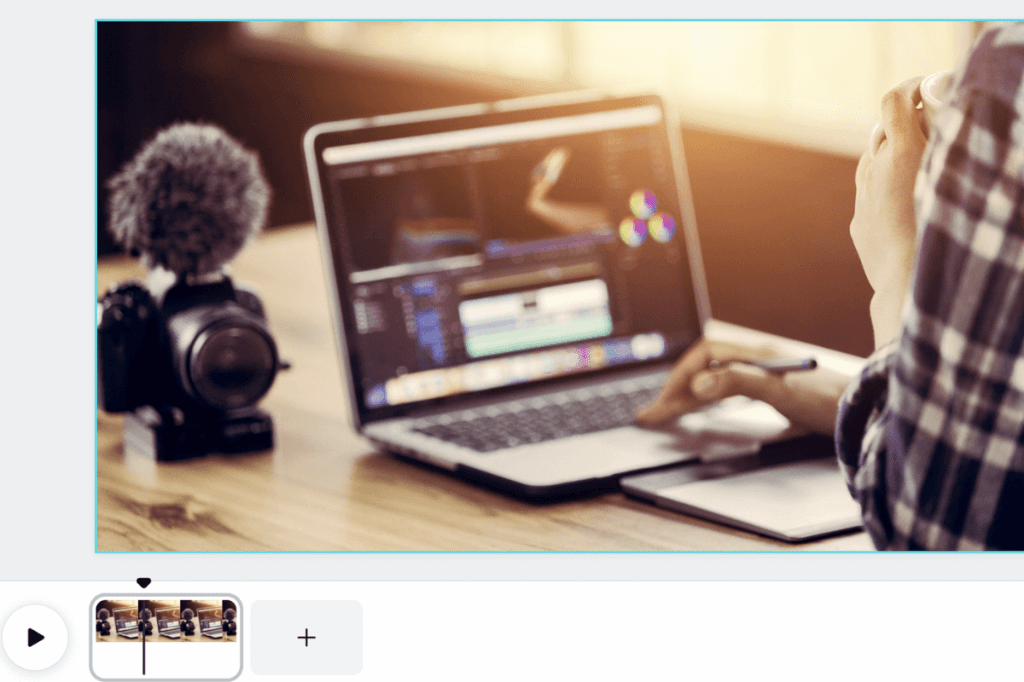 laptop and video camera